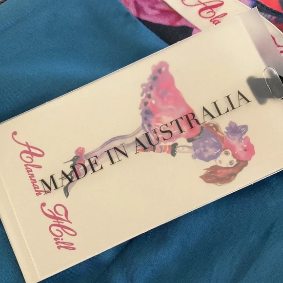 🌷2 for $20🌷 vintage Alannah Hill pencil Skirt SIZE 4 stretch Floral - Picture 5 of 7